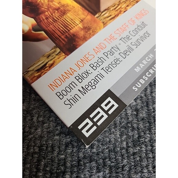 Nintendo Power magazine Indiana Jones Staff Kings 239 Subscriber Ed March 2009 - Picture 3 of 7